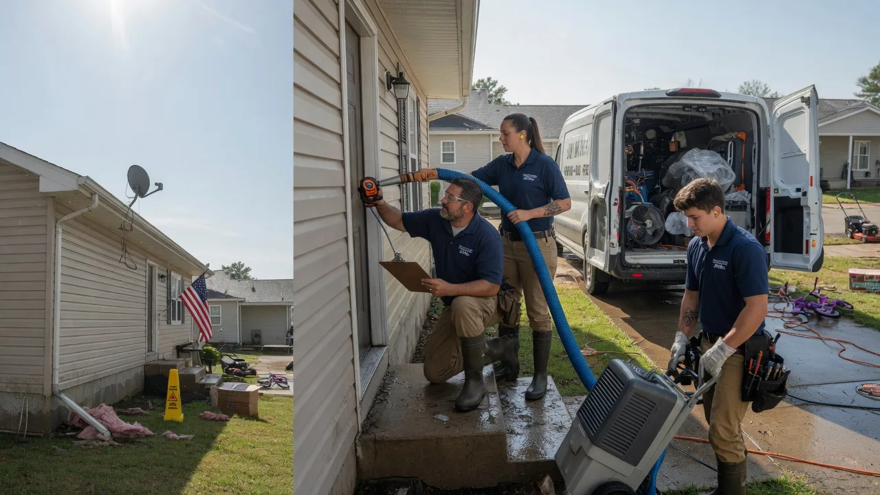 Ceiling Water Damage Restoration in Jefferson City, MO near me